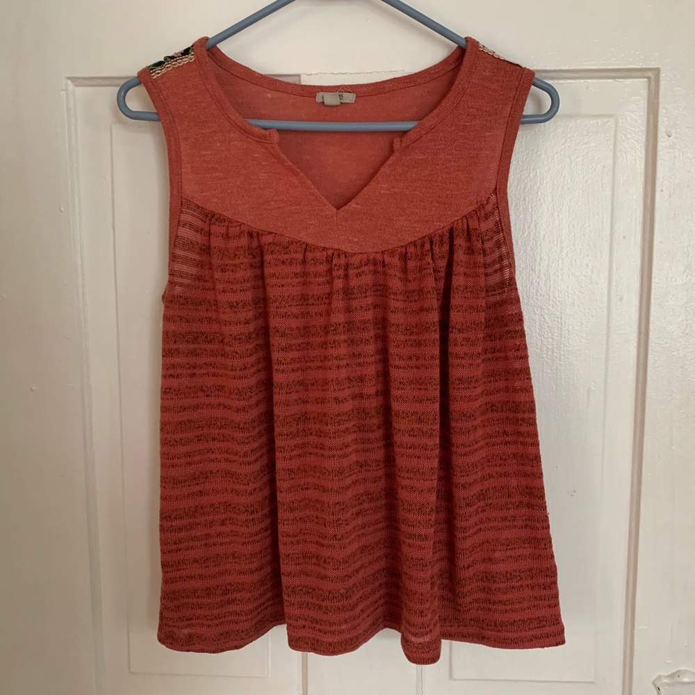 Urban Outfitters orange flows tank top